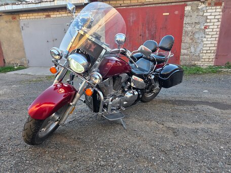 2005 Honda VTX 1300, красный, 640000 рублей, вид 1