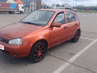 2010 Lada (ВАЗ) Kalina I, оранжевый, 320000 рублей, вид 1