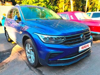 2021 Volkswagen Tiguan II Рестайлинг, синий, 2500000 рублей, вид 5