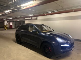 2010 Porsche Cayenne Turbo II (958), синий, 1980000 рублей, вид 2