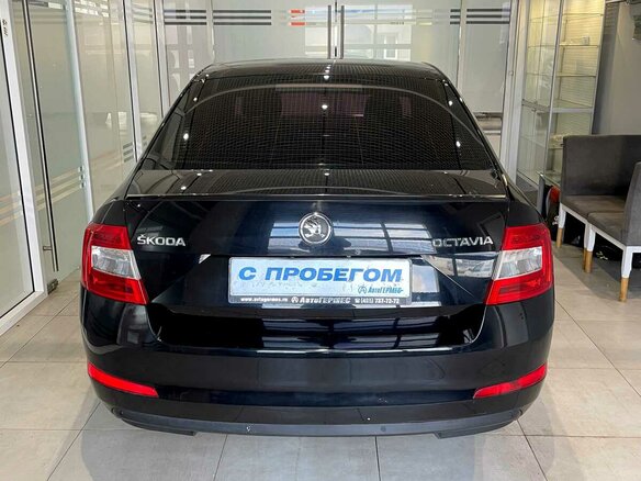 2014 Skoda Octavia III (A7), чёрный - вид 2
