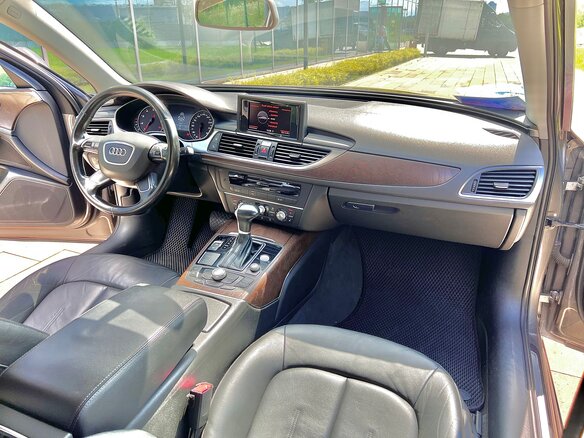 2013 Audi A6 IV (C7), серый, 1430000 рублей - вид 15