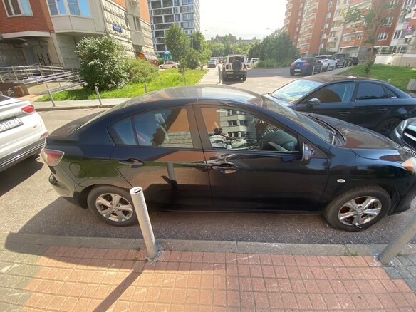 2011 Mazda 3 II (BL) Рестайлинг, чёрный - вид 2