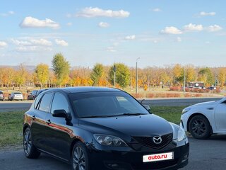 2008 Mazda 3 I (BK) Рестайлинг, чёрный, 620000 рублей, вид 3
