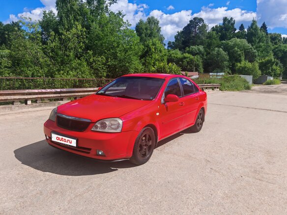 2007 Chevrolet Lacetti I, красный, 365000 рублей