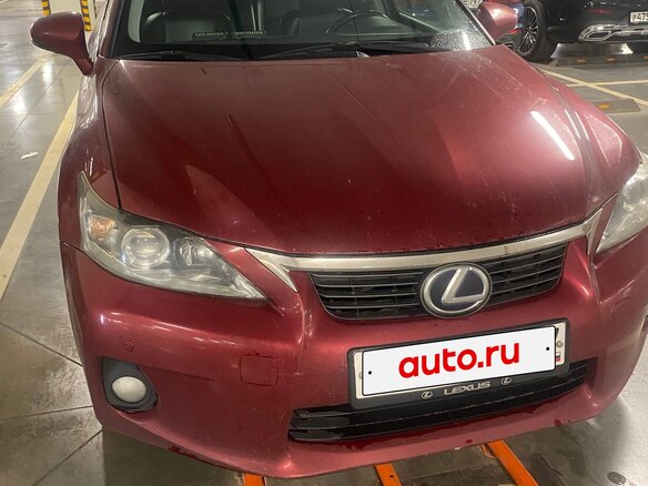 2011 Lexus CT 200h I, красный, 1300000 рублей - вид 1