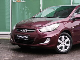 2012 Hyundai Solaris I, фиолетовый, 619000 рублей, вид 2