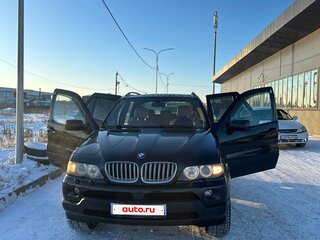 2004 BMW X5 3.0i I (E53) Рестайлинг, чёрный, 1300000 рублей, вид 2
