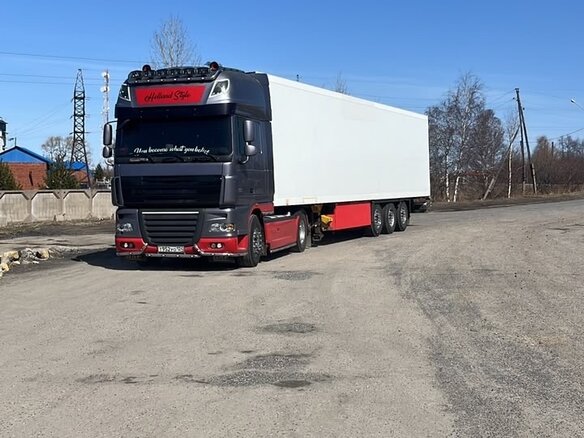 2008 DAF XF 105, серый, 3000000 рублей