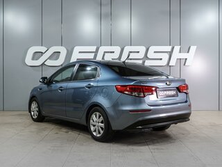 2015 Kia Rio III Рестайлинг, синий, 979000 рублей, вид 2