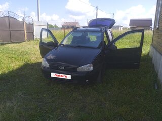 2012 Lada (ВАЗ) Kalina I, чёрный, 330000 рублей, вид 1