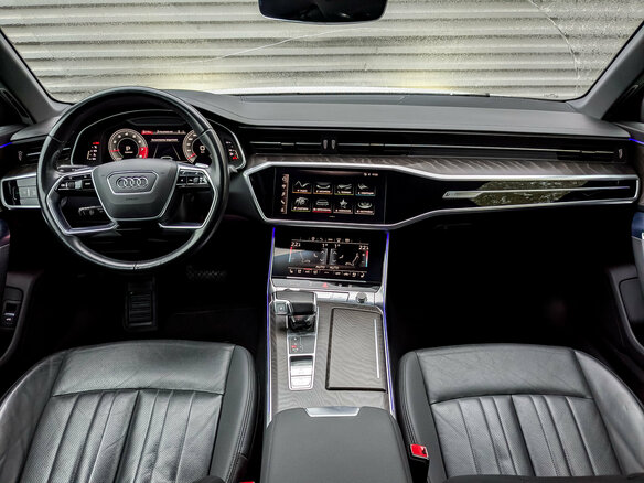 2021 Audi A6 45 TFSI V (C8), белый, 4150000 рублей - вид 13