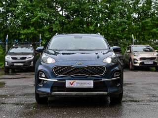 2018 Kia Sportage IV Рестайлинг, синий, 1682000 рублей, вид 3