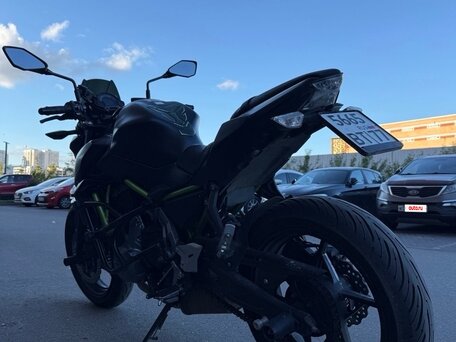 2019 Kawasaki Z 650, чёрный, 550000 рублей, вид 5