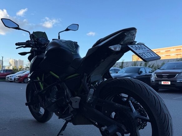 2019 Kawasaki Z 650, чёрный, 550000 рублей - вид 4