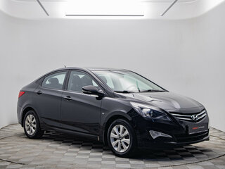 2016 Hyundai Solaris I Рестайлинг, чёрный, 1015000 рублей, вид 3