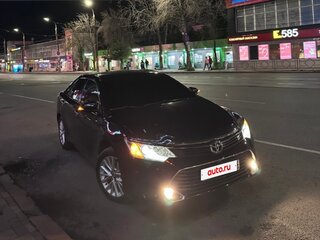 2015 Toyota Camry VII (XV50) Рестайлинг, чёрный, 2480000 рублей, вид 4
