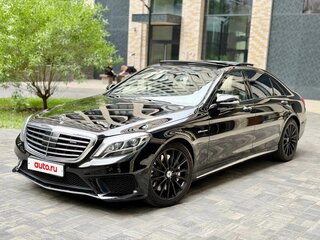 2015 Mercedes-Benz S-Класс AMG 63 AMG Long III (W222, C217), чёрный, 3780000 рублей, вид 1