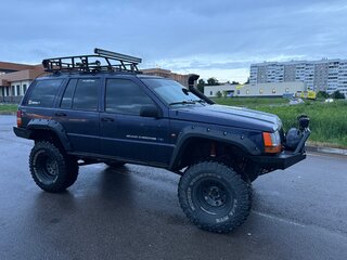 1998 Jeep Grand Cherokee I (ZJ) Рестайлинг, синий, 670000 рублей, вид 1