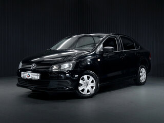 2014 Volkswagen Polo V, чёрный, 899000 рублей, вид 3