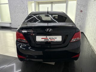 2016 Hyundai Solaris I Рестайлинг, чёрный, 899000 рублей, вид 4