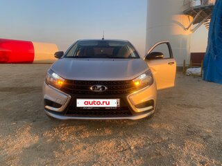 2018 Lada (ВАЗ) Vesta I, серебристый, 800000 рублей, вид 1
