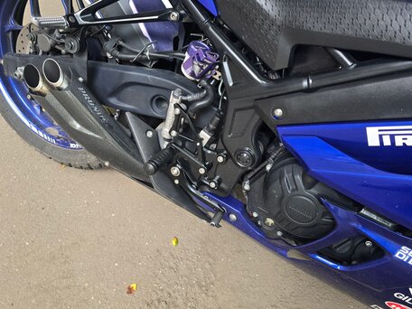2019 Yamaha YZF-R3, синий, 390000 рублей, вид 2