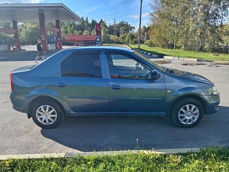 2011 Renault Logan I Рестайлинг, серый, 420000 рублей, вид 1