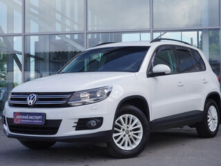 2013 Volkswagen Tiguan I Рестайлинг, белый, 1350000 рублей, вид 1