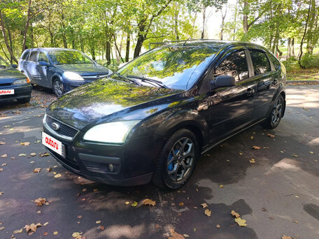 2006 Ford Focus II, чёрный, 348888 рублей, вид 2