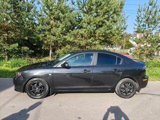 2008 Mazda 3 I (BK) Рестайлинг, чёрный, 580000 рублей, вид 3