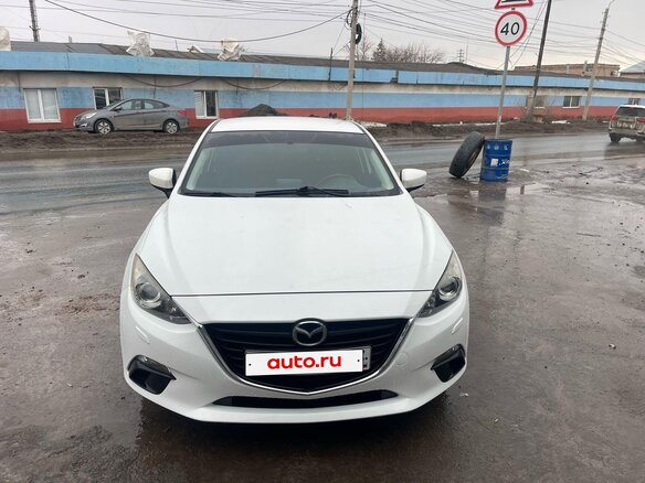 2013 Mazda 3 III (BM), белый, 970000 рублей - вид 1