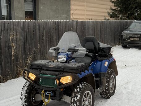 2010 Polaris Sportsman 550, синий, 525000 рублей, вид 4