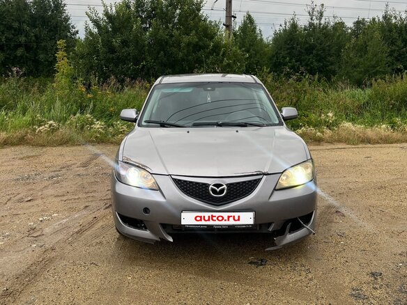2004 Mazda 3 I (BK), серый, 330000 рублей