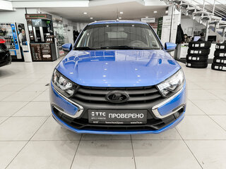 2021 Lada (ВАЗ) Granta I Рестайлинг, синий, 650000 рублей, вид 2