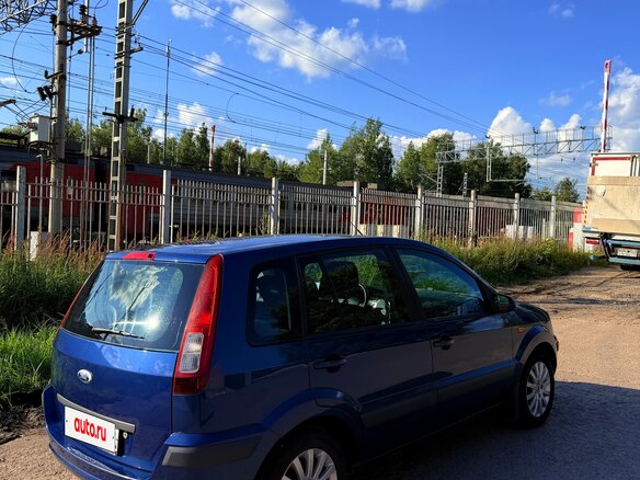 2008 Ford Fusion I Рестайлинг, синий - вид 4