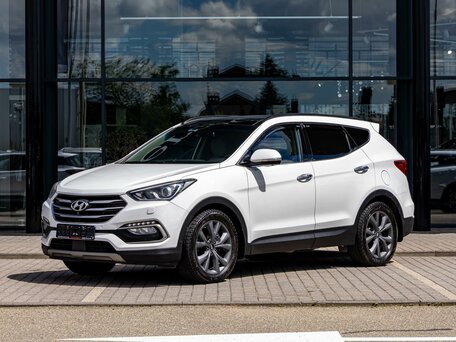 2017 Hyundai Santa Fe III Рестайлинг, белый, 1755000 рублей, вид 1