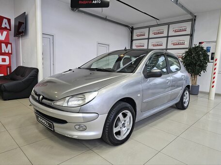 2002 Peugeot 206, серый, 349000 рублей, вид 1