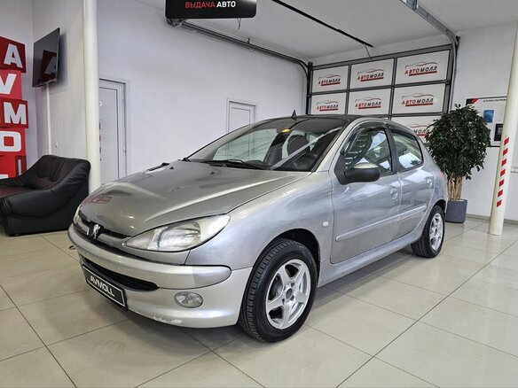 2002 Peugeot 206, серый, 349000 рублей