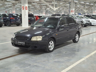 2010 Hyundai Accent ТагАЗ II, чёрный, 470000 рублей, вид 1