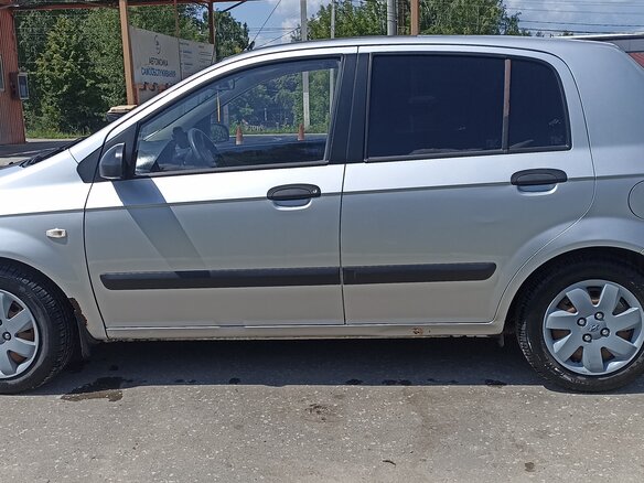 2005 Hyundai Getz I, серебристый, 350000 рублей - вид 5