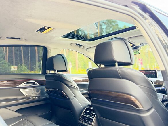 2020 BMW 7 серии 750d xDrive VI (G11/G12) Рестайлинг, чёрный, 7500000 рублей - вид 16