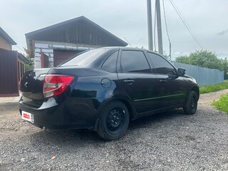 2013 Lada (ВАЗ) Granta I, чёрный, 330000 рублей, вид 4