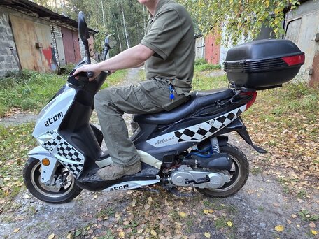 2011 E-Moto YH50QT, белый, 40000 рублей, вид 2