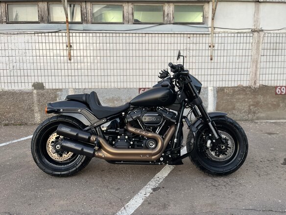 2019 Harley-Davidson Fat Bob, чёрный, 1570000 рублей