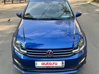 2020 Volkswagen Polo V Рестайлинг, синий, 1500000 рублей, вид 1