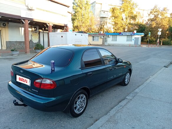 2003 Daewoo Lanos, зелёный, 620000 рублей - вид 1
