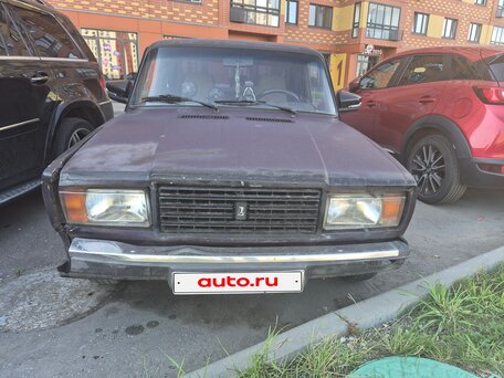 1999 Lada (ВАЗ) 2107, фиолетовый, 60000 рублей, вид 1