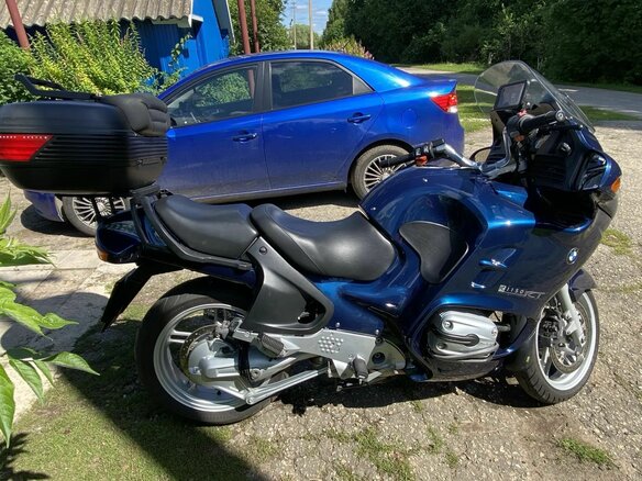 2004 BMW R 1150 RT, синий, 500000 рублей - вид 10