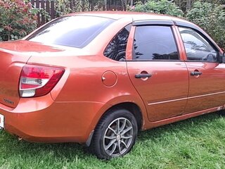 2013 Lada (ВАЗ) Granta I, оранжевый, 390000 рублей, вид 4